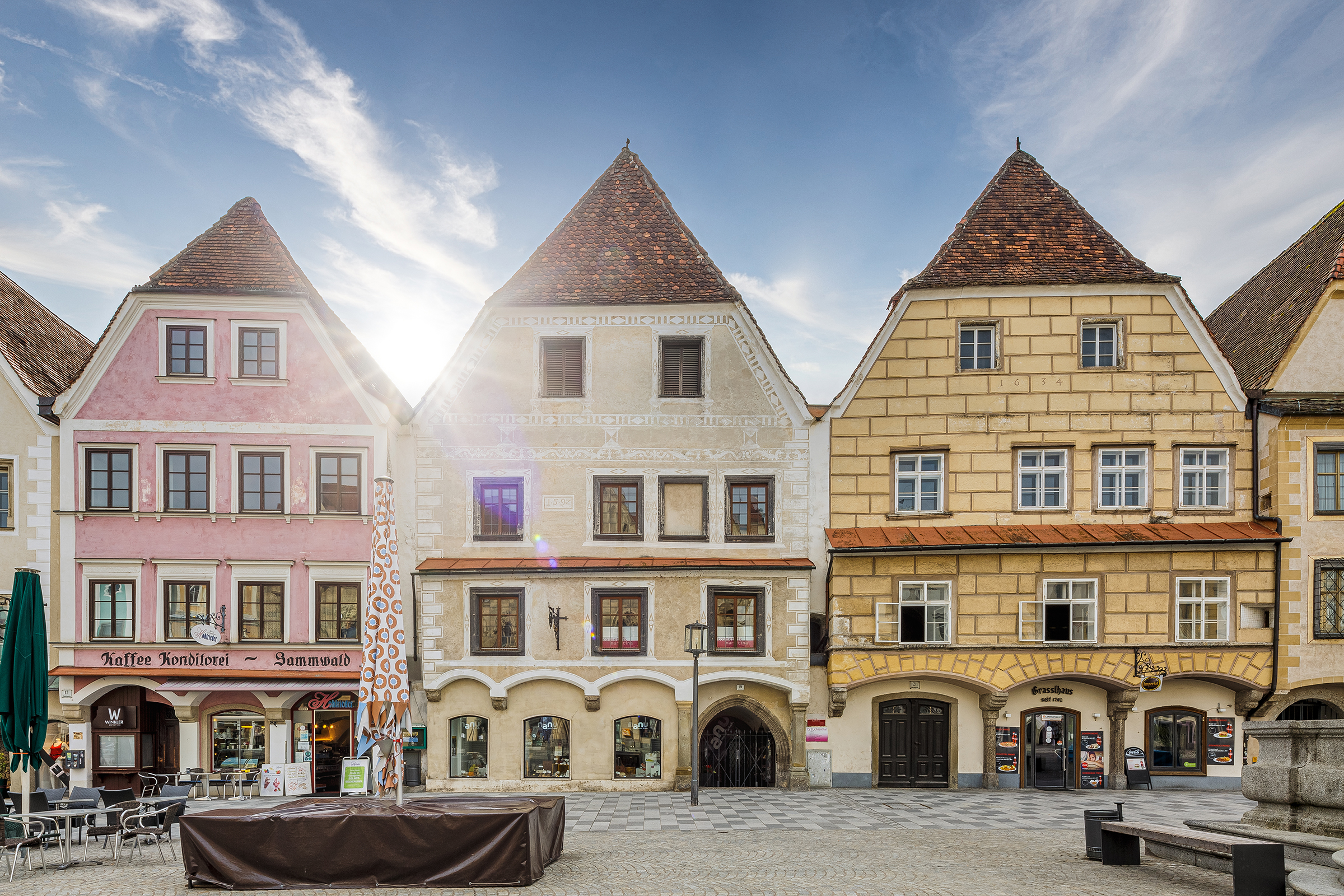 Höflich, wo Steyr Stadt findet / Front